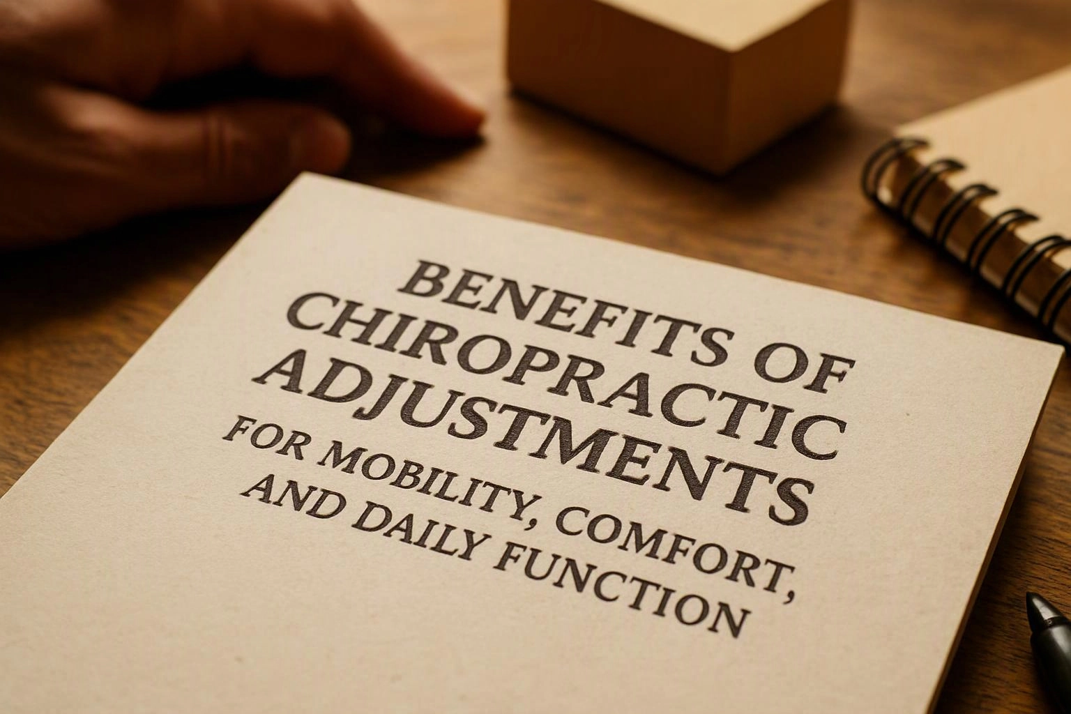 Benefits of Chiropractic Adjustments for Mobility, Comfort, and Daily Function