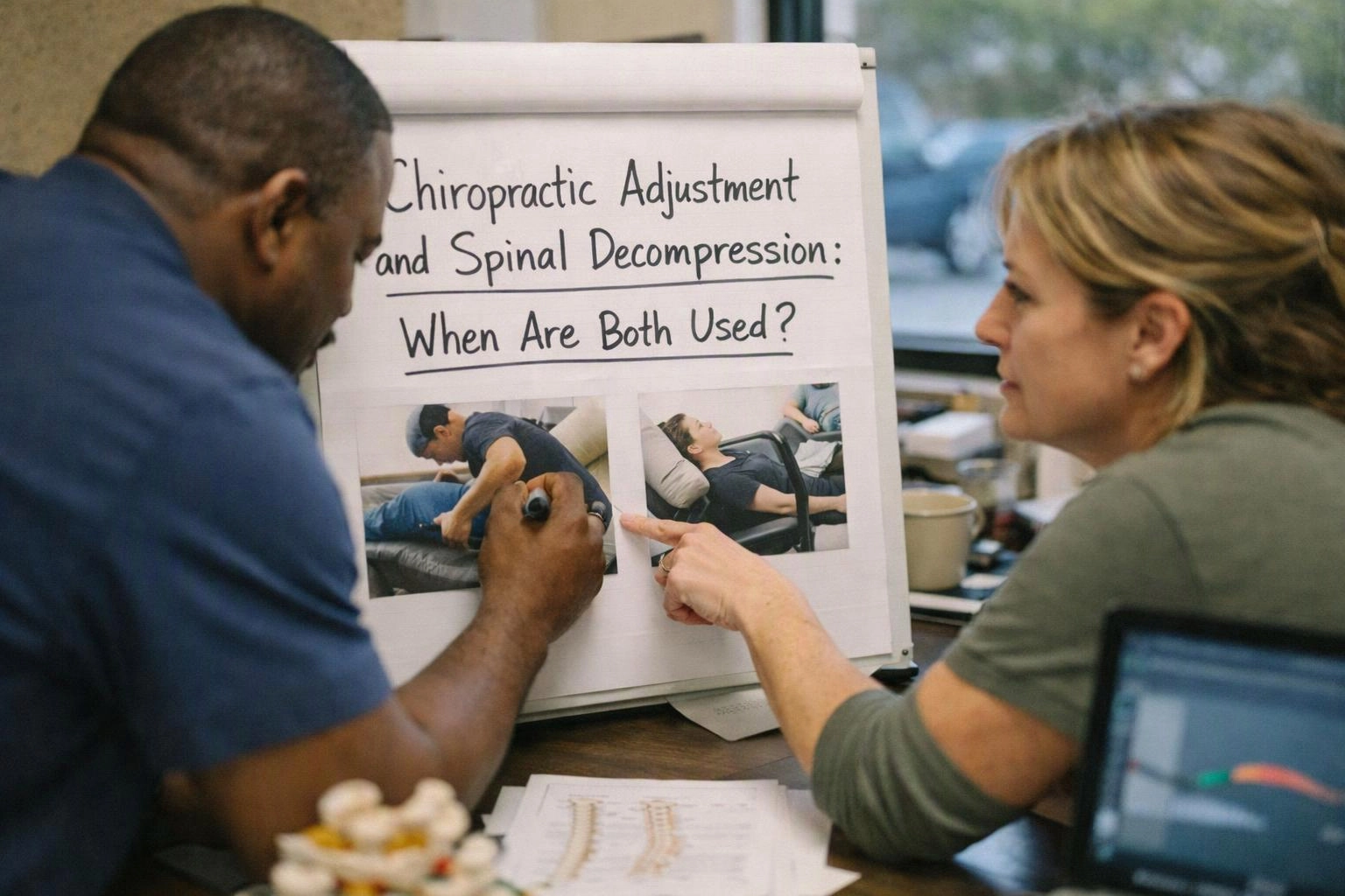 Chiropractic Adjustment and Spinal Decompression: When Are Both Used?