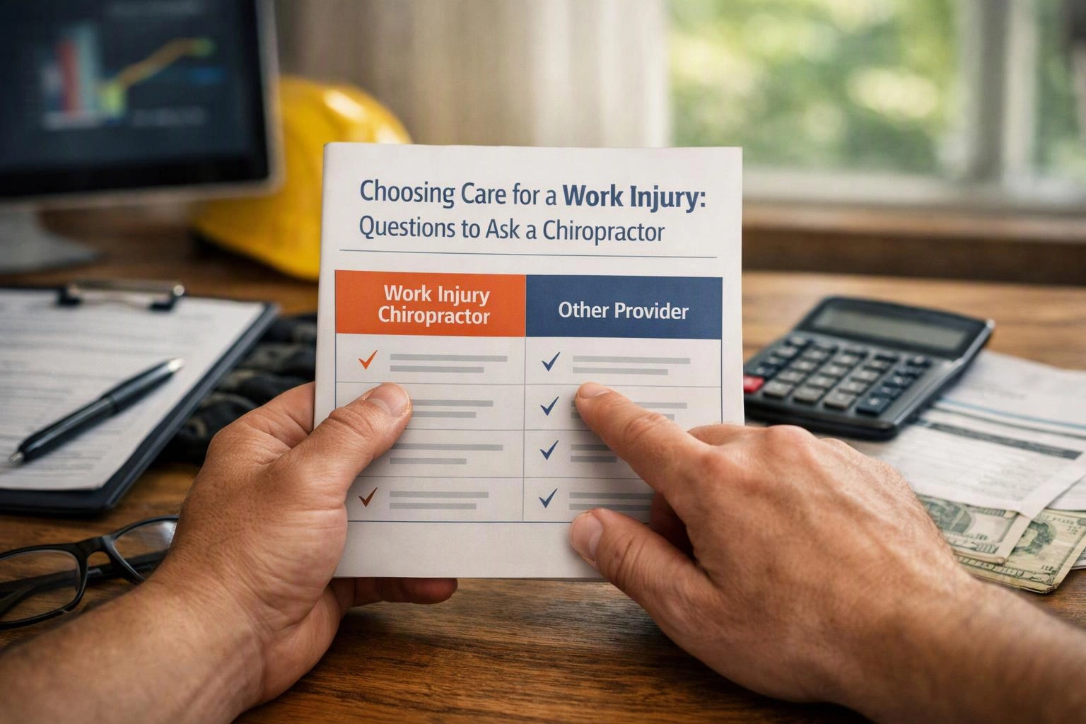 Choosing Care for a Work Injury: Questions to Ask a Chiropractor